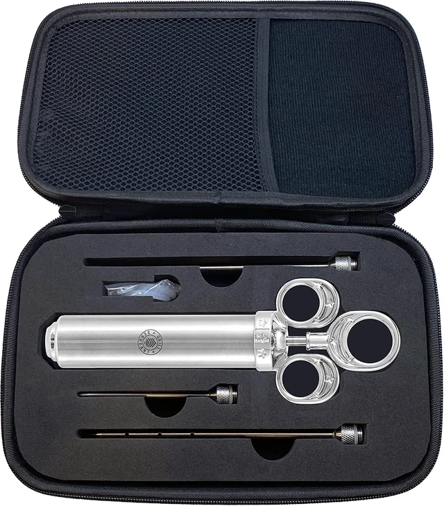 Alt view image 3 of 7 - Professional Meat Injector, Marinade Syringe Set, Forever Guarantee, Zippered Storage & Travel Case, 304 Stainless Steel, No Aluminum, 6 Needles, 2.5 oz Capacity, 4 Cleaning Brushes