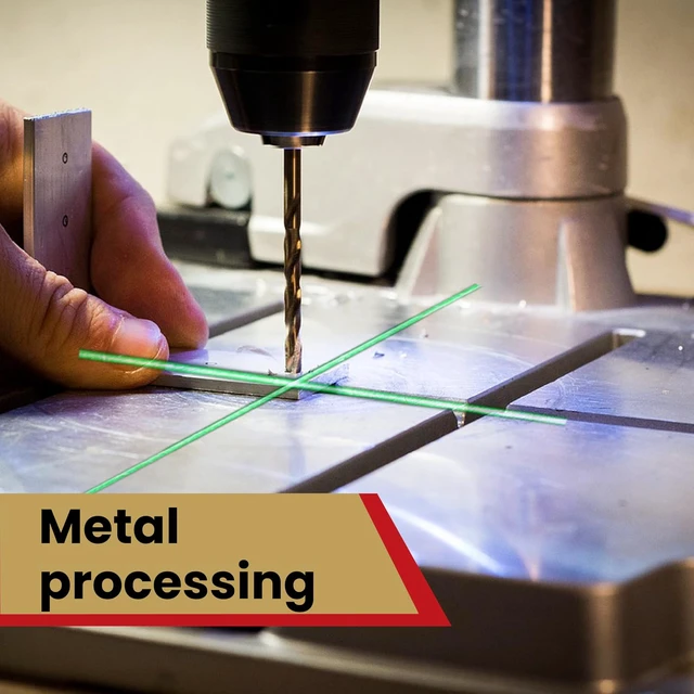 Alt view image 5 of 7 - Economical Green Crosshair Laser Module, 520nm, Class 1 Eye-Safe, VLM-520-29 LPT - with Driver, D9 x L26 mm, 7~10 VDC Operation Voltage, for 0~1 Meter Working Distance, Laser Head, Made in Taiwan