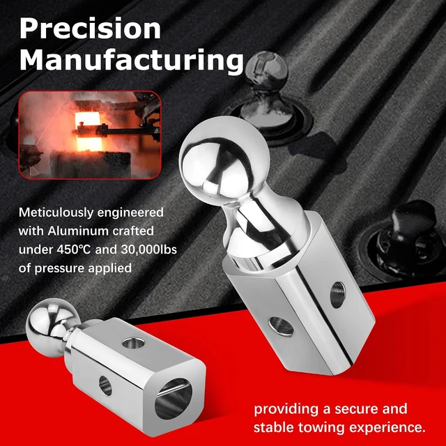 Alt view image 7 of 7 - Gooseneck Ball Hitch GNXA2000 2-5/16" Replacement Compatible with B-W Trailer Hitches Part Number GNXA2000 Gooseneck Tow Hitch Ball,Trailer Hitches GNXA2000-30,100lbs Load Capacity