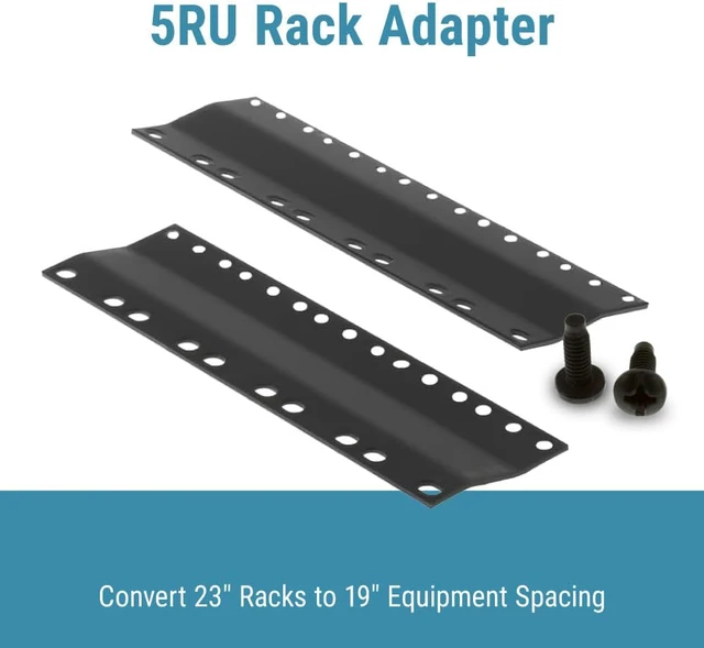 Alt view image 2 of 7 - 5RU Rack Adapter (5U), Converts 23" Rack to 19" Spacing