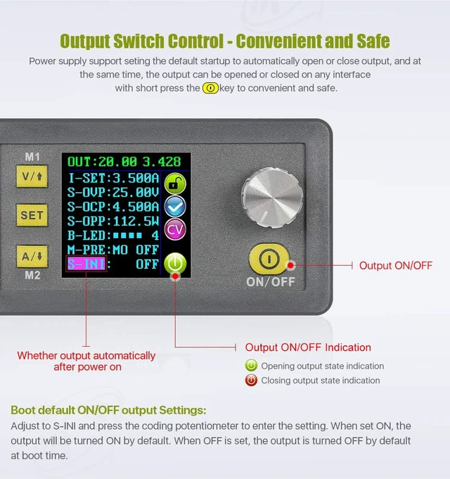 Alt view image 7 of 7 - DPS3005 6-40V to 0-32V 5A 160W Constant DC DC Voltage Current Step Down Stabilized Power Supply Module Buck Voltage Converter Voltmeter No Communication Version (DPS3005)