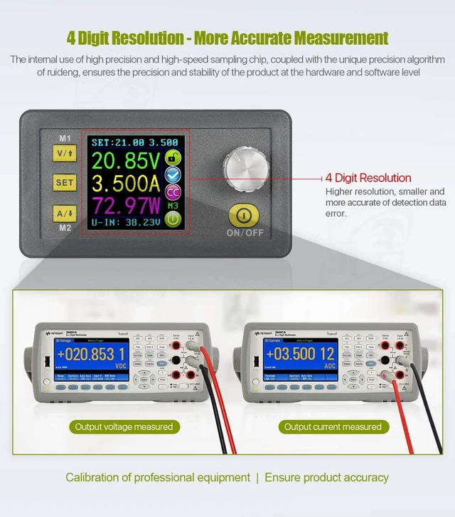 Alt view image 5 of 7 - DPS3005 6-40V to 0-32V 5A 160W Constant DC DC Voltage Current Step Down Stabilized Power Supply Module Buck Voltage Converter Voltmeter No Communication Version (DPS3005)