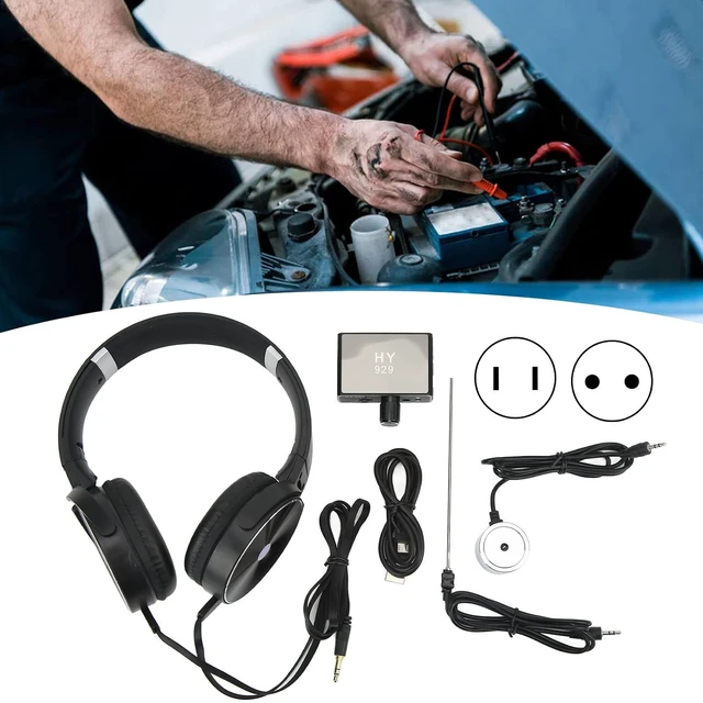 Alt view image 5 of 7 - Pipe Leak Detector with 2 Probe, Underground Water Leak Tester Kit 70db Monitor Kit for Construction Pipeline Inspection 20000X Sound Amplification