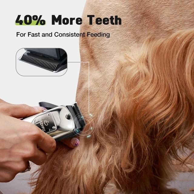 Alt view image 3 of 7 - Dog Grooming Kit Dog Clippers for Grooming for Thick Curly Coats