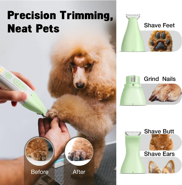 Alt view image 4 of 7 - Dog Grooming Kit Dog Clippers for Grooming for Thick Curly Coats
