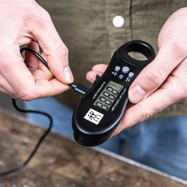 Alt view image 4 of 5 - BBQ+ Digital Cooking Thermometer with Dual Probes