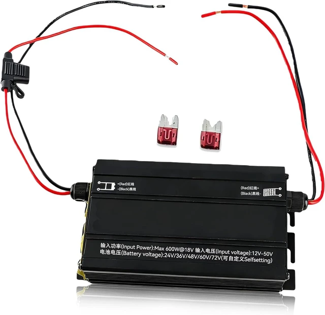 Main image of 600W MPPT Boost Solar Charge Controller, LCD Solar Charging Regulator