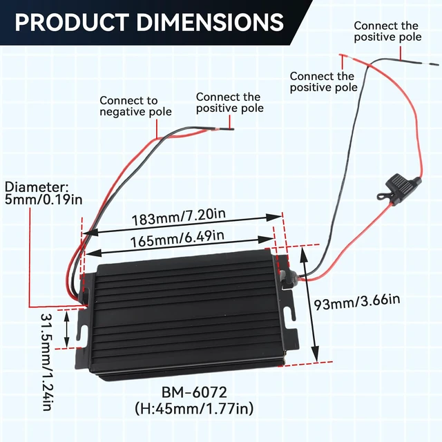 Alt view image 2 of 7 - 600W MPPT Boost Solar Charge Controller, LCD Solar Charging Regulator
