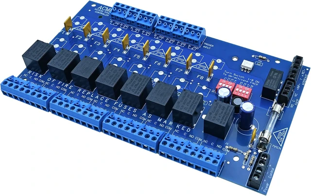 Alt view image 3 of 6 - ACM8CB Power Controller Module, 12-24V DC, Compatible with Altronix ACM8CB