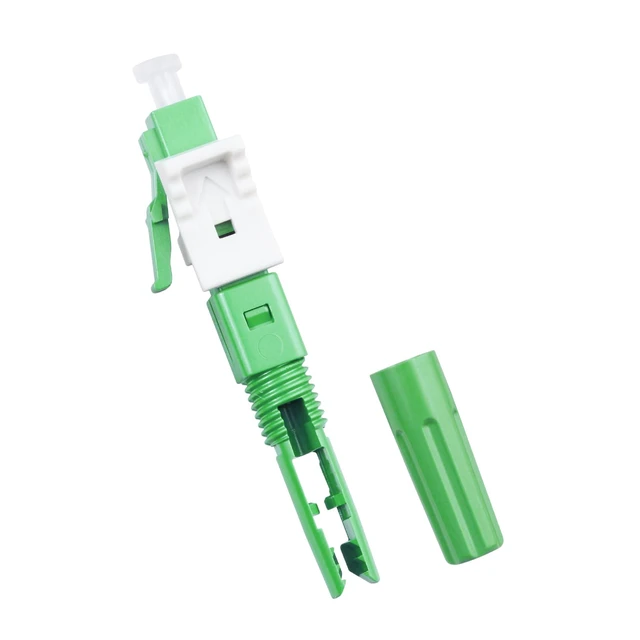 Alt view image 3 of 7 - -20 Pack LCAPC Singlemode Fiber Optic Quick Assembly Connector Fast Mechanical Connection Adapter for 0.9/2.0/3.0/2.0 * 1.6/2.0 * 3.0mm Fiber Cable(Green)