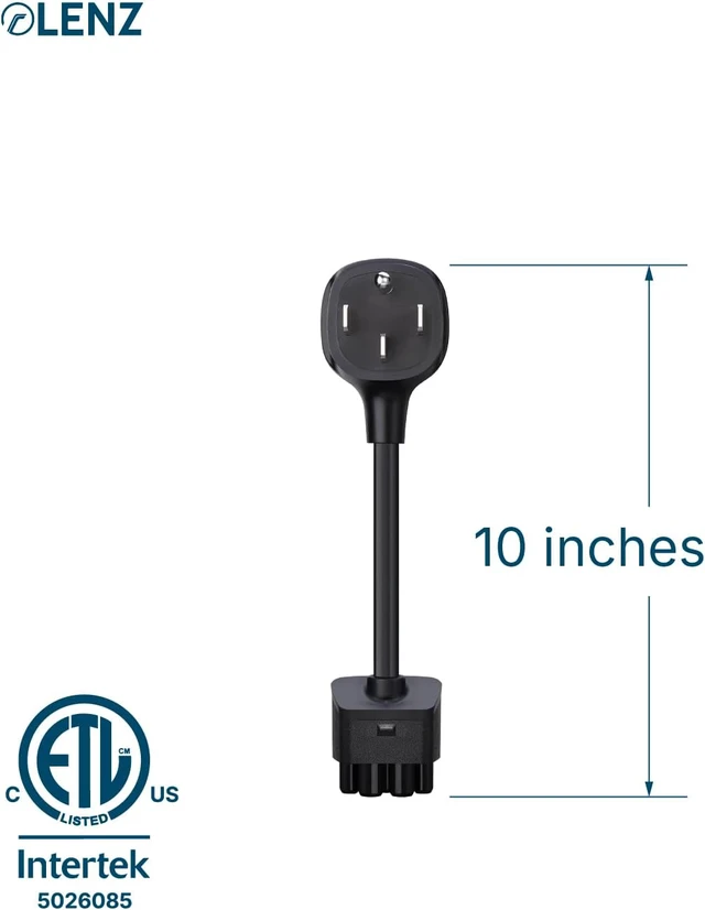 Alt view image 7 of 7 - NEMA 14-50 Adapter for Tesla Mobile Connector Gen 2 and 3, 10 in
