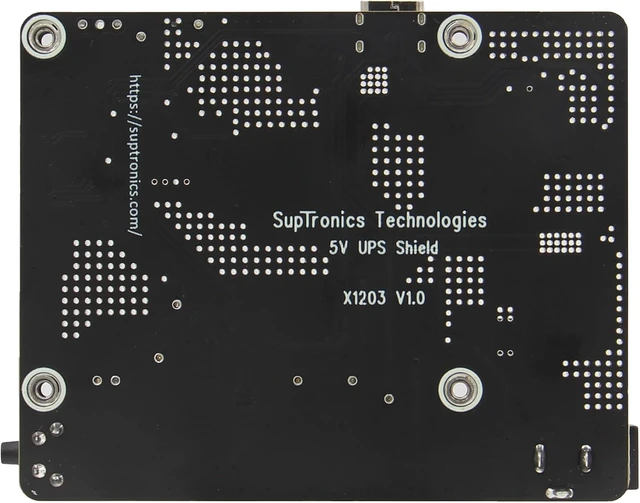 Alt view image 2 of 7 - X1203 5V UPS Expansion Board for Raspberry Pi 5, Wide 6-18V Input