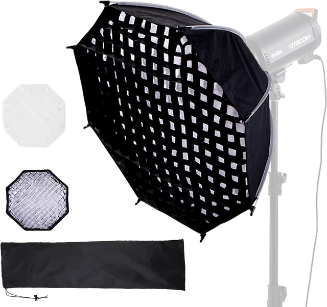 Main image of 35.4"/90cm Bowens Mount Softbox, Quick Release Octagonal Softbox