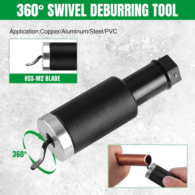 Alt view image 7 of 7 - Copper Pipe Cutter with 52100 Bearing Steel Blade for 1/4"-1 1/4" OD Tube