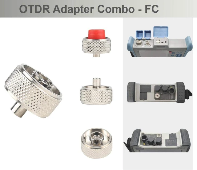 Alt view image 3 of 6 - OTDR Adapter FC SC ST LC Connector Fiber Optic Adaptors for OTDR Tester (Adapter Combo)