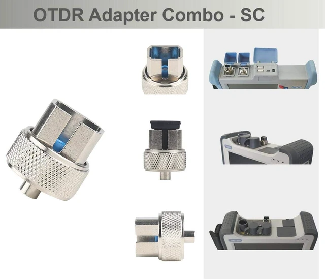 Alt view image 4 of 6 - OTDR Adapter FC SC ST LC Connector Fiber Optic Adaptors for OTDR Tester (Adapter Combo)