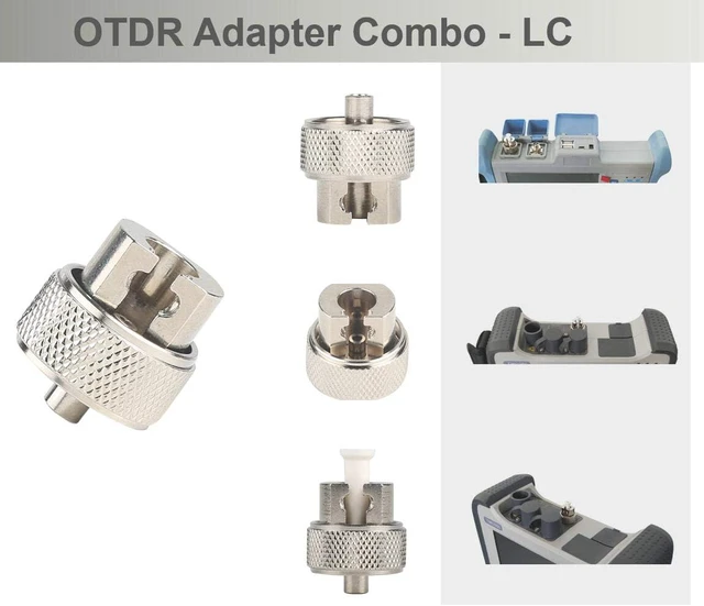 Alt view image 6 of 6 - OTDR Adapter FC SC ST LC Connector Fiber Optic Adaptors for OTDR Tester (Adapter Combo)