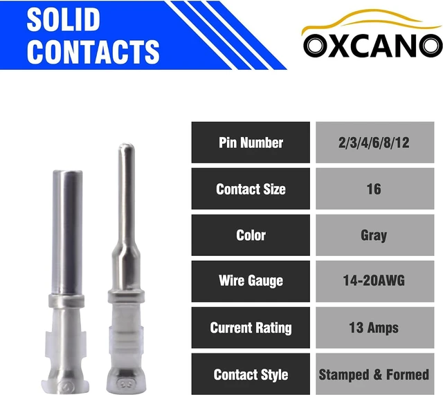 Alt view image 3 of 7 - DT Connector Waterproof Kit 2 3 4 6 8 12 Pin Deutsch DT Connectors