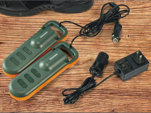 Alt view image 2 of 7 - Portable Shoe Dryers and Boot DryerBoot dryer for winter Boots, Work Boots, Rain Boots, Tennis Shoes, Ski Boot Liners,With integrated fan and heater-Ultra Silent
