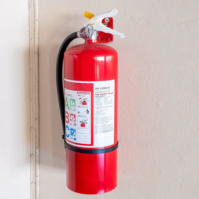 Alt view image 6 of 7 - 40 Pack Fire Extinguisher Wall Mount Bracket 5-40 Lb,Novelty Style
