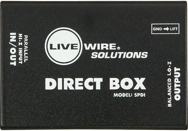 Alt view image 2 of 4 - Livewire SPDI Passive Direct Box with Attenuation Pad