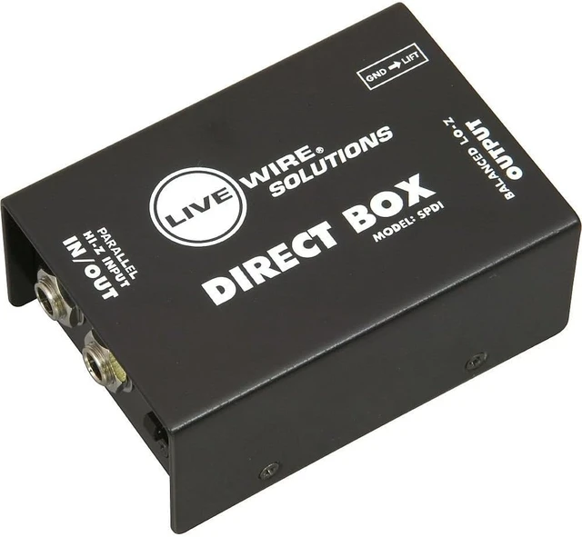 Alt view image 4 of 4 - Livewire SPDI Passive Direct Box with Attenuation Pad