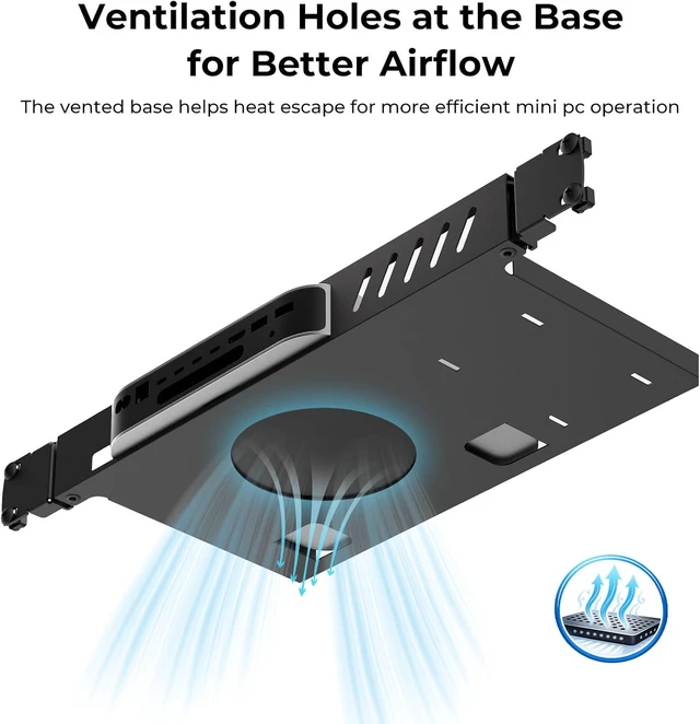 Alt view image 3 of 7 - Mini Rack Mount for Mac mini M1 M2, 19in 1U Hinged Server Rack Shelf, for All Mac mini M1 M2 Models, Mini PC Rack Mount for 19 inch Cabinet or Rack, with Cable Ties