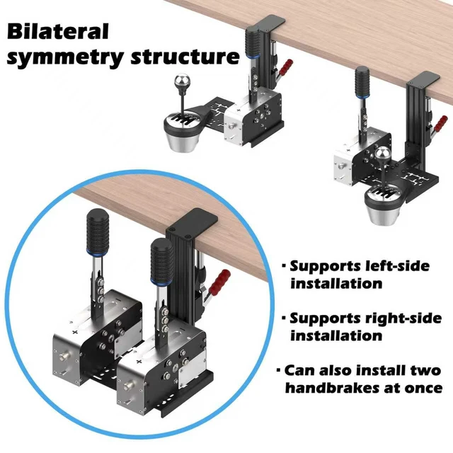 Alt view image 4 of 7 - Universal Desk Mount for Racing Shifter & Handbrake