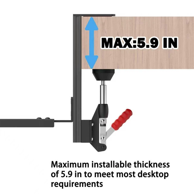 Alt view image 6 of 7 - Universal Desk Mount for Racing Shifter & Handbrake