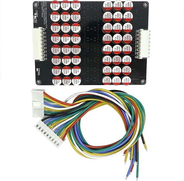 Alt view image 2 of 7 - 12S-16S 13S 14S 15S 5A Active Equalizer Balancer Battery Energy Transfer