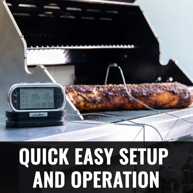 Alt view image 4 of 6 - Remote Wireless Digital Meat Thermometer for Grilling & Smoking