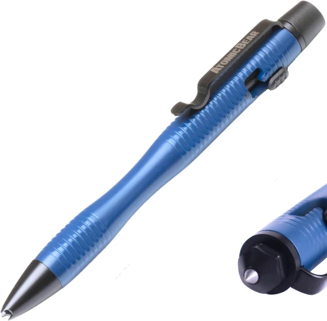 Main image of Stealth Pen Pro Tactical Pen for Self Defense - Enhanced Writing Survival Pen with Glass Breaker to Escape & Defend - Bonus Training to Protecting Yourself - Great Gift for Men - Navy
