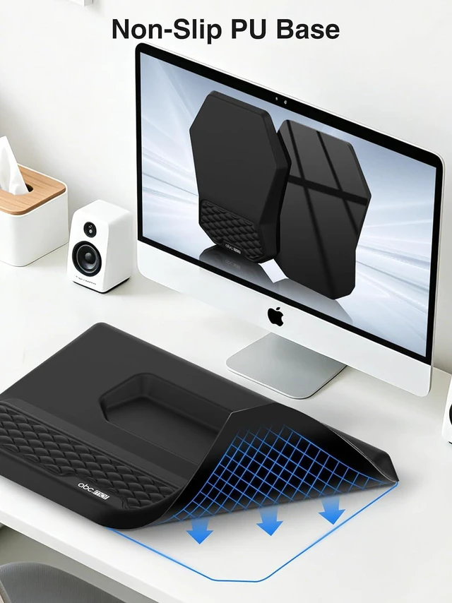 Alt view image 7 of 7 - Ergonomic Wrist Rest with Keyboard Stand and Mouse Pad for Easy Typing