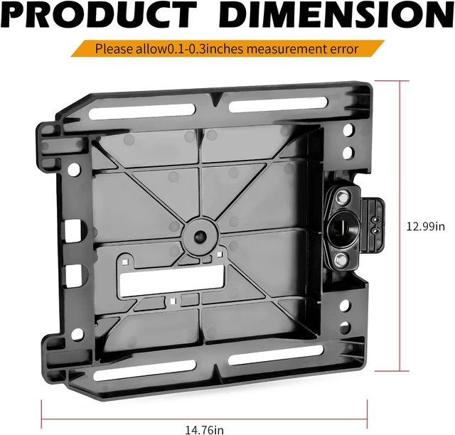 Alt view image 5 of 7 - Seat Slider Base Assembly Latch Lever Kit Base Grommet for RZR 900 1000 RS1