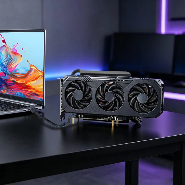 Alt view image 6 of 6 - OCuLink eGPU Dock