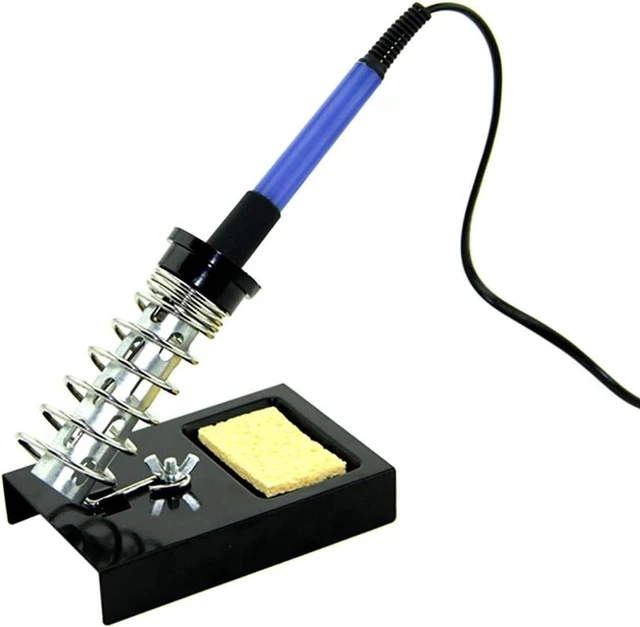 Alt view image 2 of 7 - 10 Pack Soldering Iron Holder/Soldering Iron Stand with Tip Cleaning Sponge
