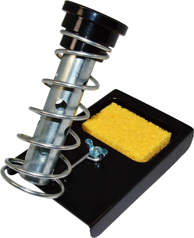 Alt view image 5 of 7 - 10 Pack Soldering Iron Holder/Soldering Iron Stand with Tip Cleaning Sponge