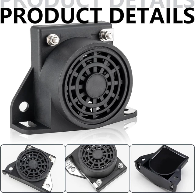 Alt view image 7 of 7 - Back up Alarm Reverse Alarm for Truck 12-48V Backup Warning Beeper