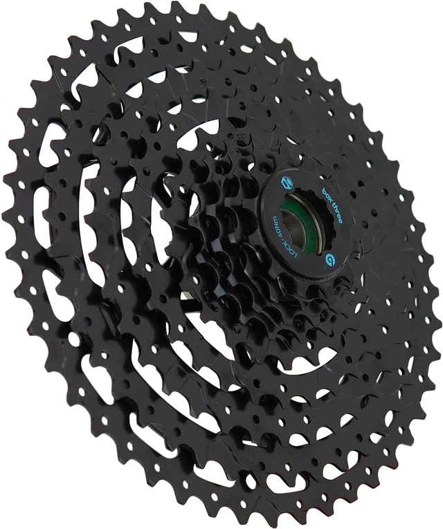 Main image of Three Prime 9 Non E-Bike & E-Bike Cassette 11-46T, 11-50T, 12-46T & 12-50T Fits Standard HG Hubs 9/10/11 Speed Cassette Mountain Bike, Compatible Lightweight Bicycle MTB Bike Cassette