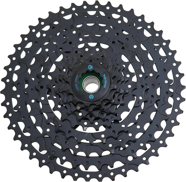 Alt view image 2 of 7 - Three Prime 9 Non E-Bike & E-Bike Cassette 11-46T, 11-50T, 12-46T & 12-50T Fits Standard HG Hubs 9/10/11 Speed Cassette Mountain Bike, Compatible Lightweight Bicycle MTB Bike Cassette