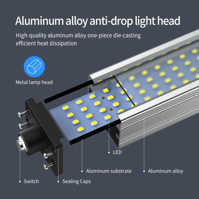 Alt view image 3 of 7 - Flexible Work Light, Machine Light, Gooseneck Led Light IP66 Waterproof 800 Lumen 120 Volt 44Leds Screw Mounted Floodlights for Machine Tools Lathes and Workbenches