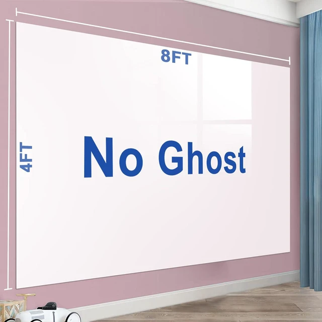 Main image of Dry Erase Wallpaper, Whiteboard Paper for Wall, White Board Sticker Roll for Wall, Dry Erase Contact Paper Stain-Proof Wall Decal, Perfect Replacement for White Board (4x8ft)