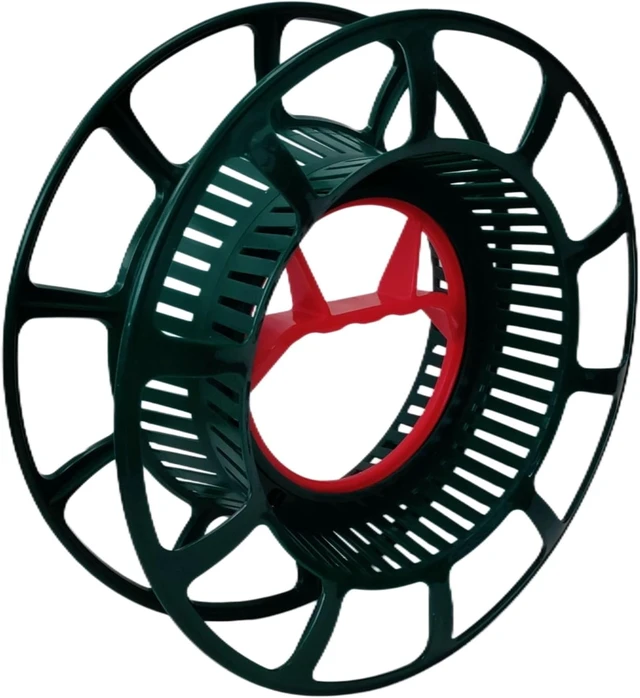Alt view image 4 of 5 - Christmas string lights storage wheel - christmas light holder - wind up reel - cable storage organiser - christmas string lights reel- tangle free tree light cradle.