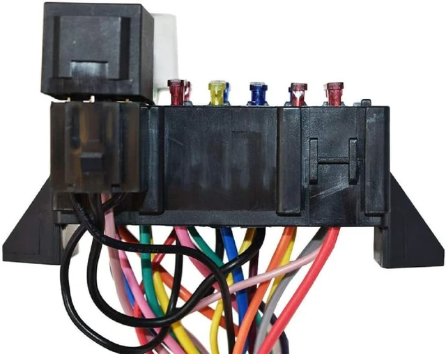 Alt view image 2 of 6 - 14 Circuit Wiring Harness Kit Extra Long Wires 14 Fuse 12V (New) Replacement for Chevy Mopar Ford Hotrod Universal w/Product Instruction Street Muscle Car, Hot Rod