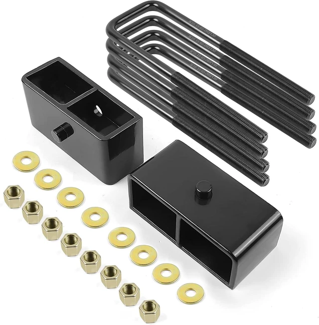 Main image of AUTOPTIM 2 Inch Rear Leveling Lift Block Kit - Replacement for Toyota