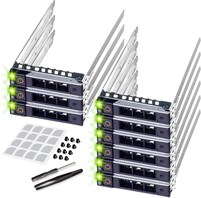 Main image of 9-Pack 2.5" SFF Caddy Tray - fits PowerEdge 17-14th Gen