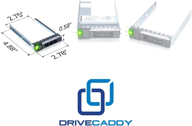 Alt view image 6 of 7 - 9-Pack 2.5" SFF Caddy Tray - fits PowerEdge 17-14th Gen