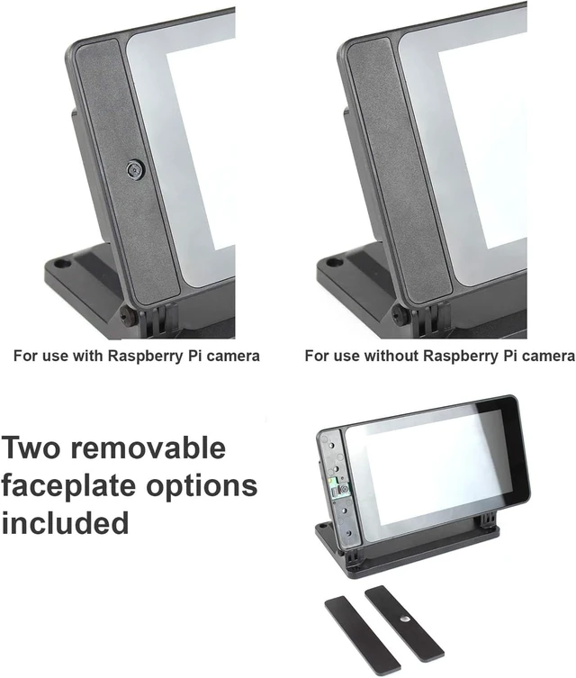 Alt view image 4 of 7 - SmartiPi Touch 2 - Case for The Official Raspberry Pi 7" Touchscreen Display - with Cooling Fan