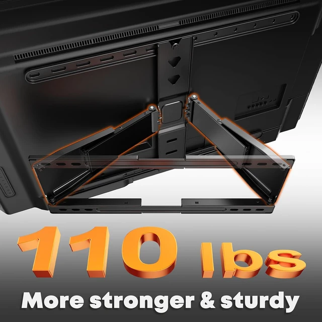 Alt view image 4 of 7 - Ultra-Slim TV Wall Mount for Most 43-90 Inch TVs, 110 Lbs Max