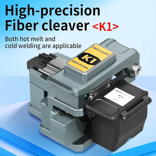 Alt view image 2 of 7 - Fiber Optic Cleaver K1 Fiber Cutter Tool, 24-Position Blade